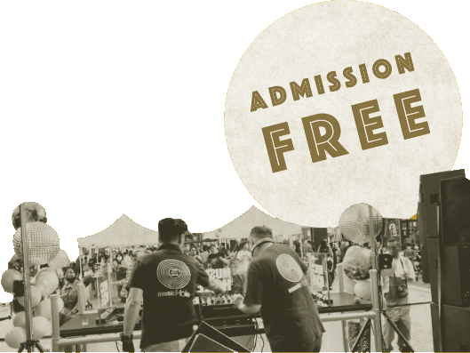 Admission Free と会場風景